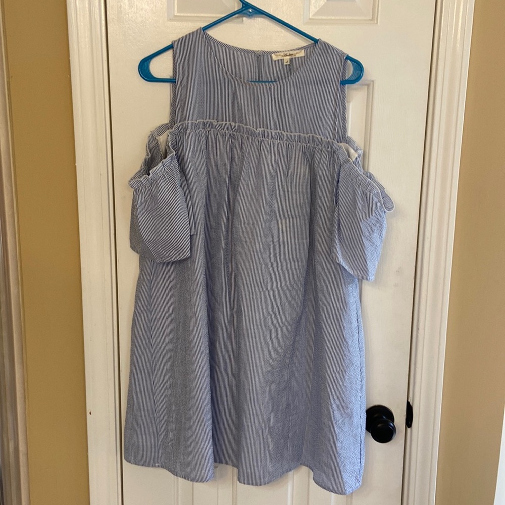 Off the shoulder tank dress